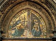 Domenico Ghirlandaio Annunciation oil on canvas